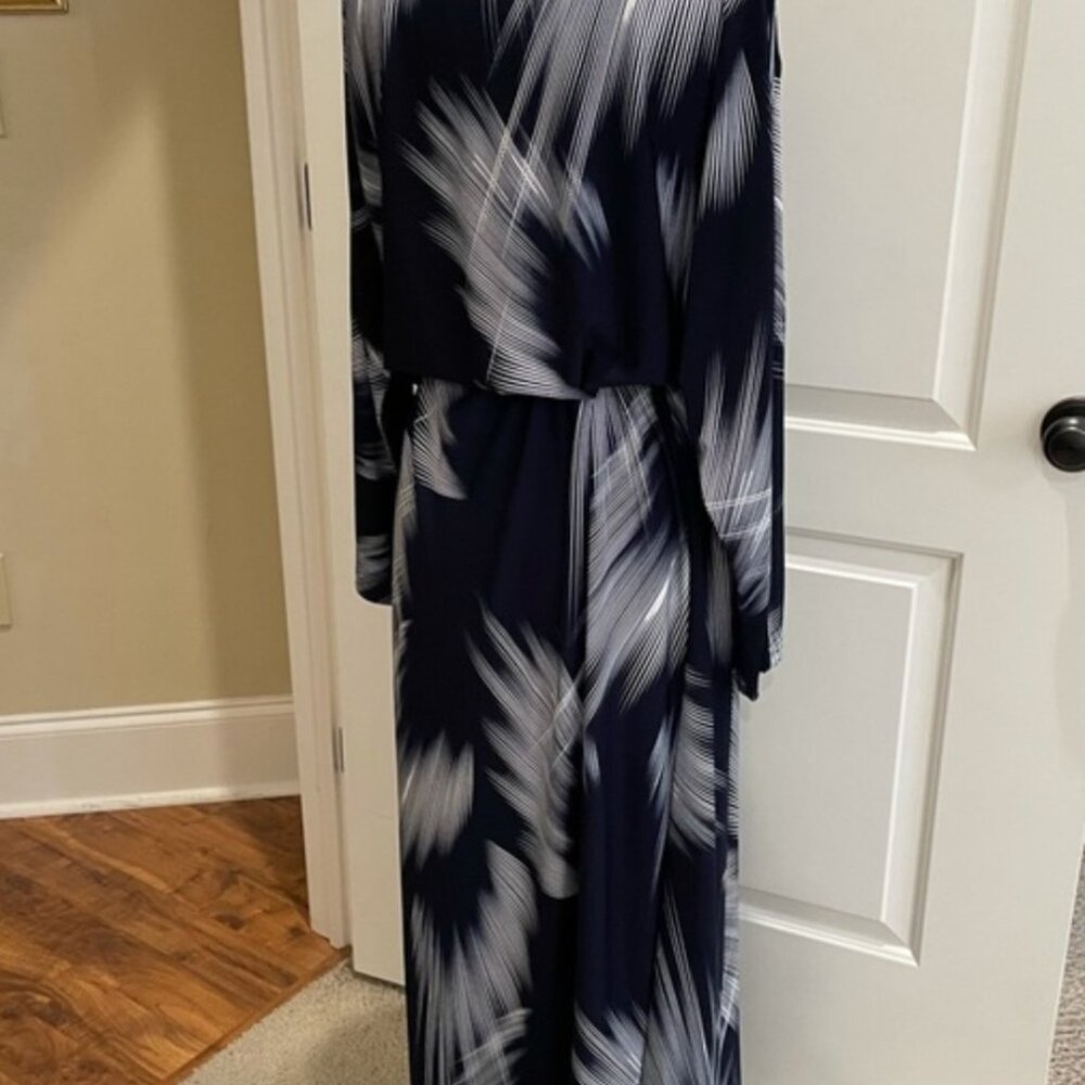 Navy blue maxi dress 5x - Picture 3 of 5